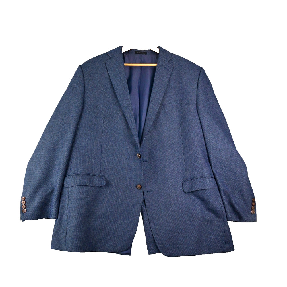Classic Men's Navy Blazer - Tailored Two-Button Jacket